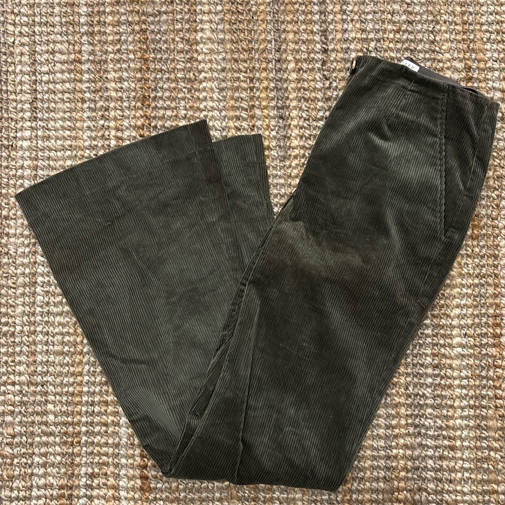 Veronica Beard Basima Flared Corduroy Pants